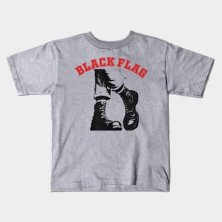 Boots Black Flag Kids T-Shirt